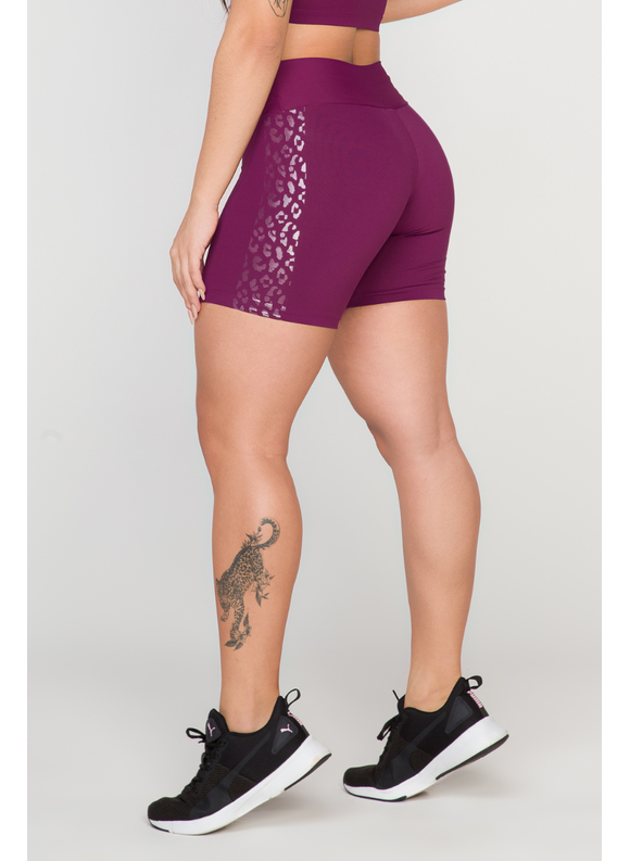 Short Fitness Poliamida Cós Transpassado Valentino com Mergê, 264
