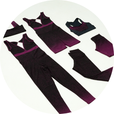08 calca legging fitness jacquard degrade preto com malbec