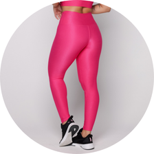 01 calca legging fitness wonder poliamida canelada basica rosa pink