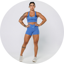 02 short fitness poliamida cos transpassado blue boy