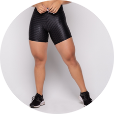 01 short fitness basico alto relevo simple preto
