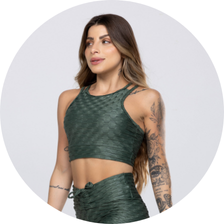 05 top fitness alto releco cirre alcas finas verde militar