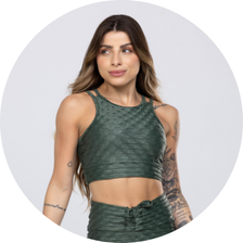 06 top fitness alto releco cirre alcas finas verde militar